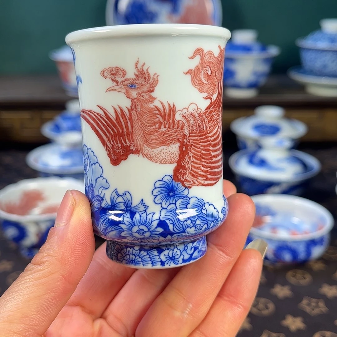 瓷片景德镇市自成堂手工手绘