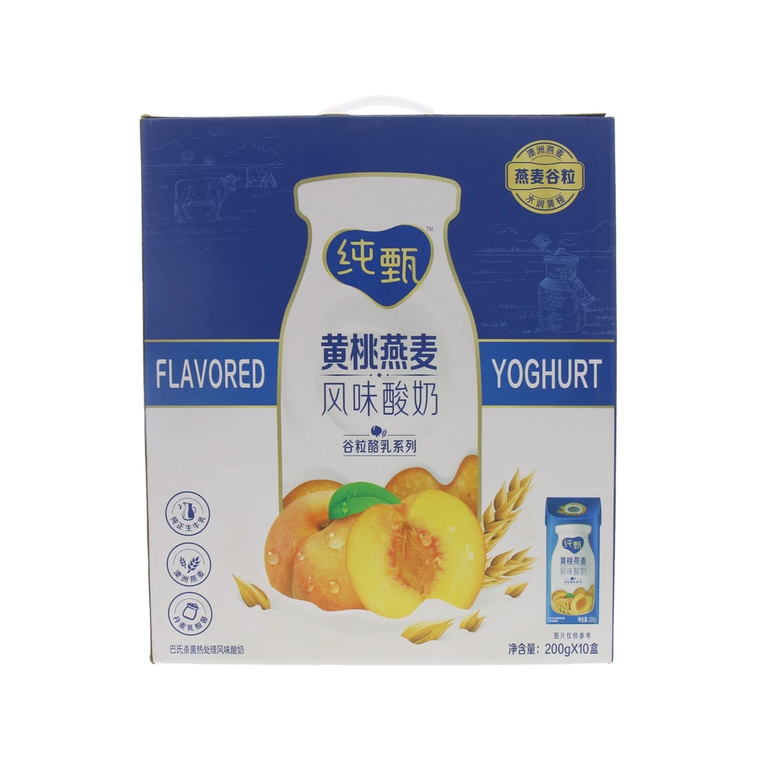 蒙牛纯甄黄桃燕麦，