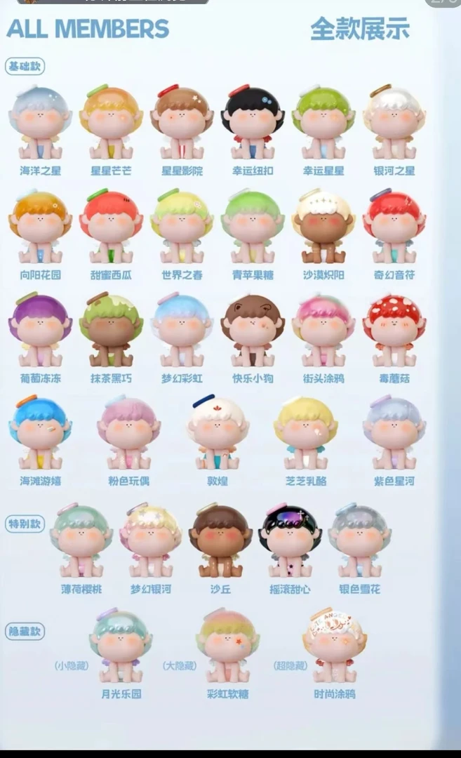 嘻【拆袋】阿玛莉莉丝缤纷天使二代萌粒