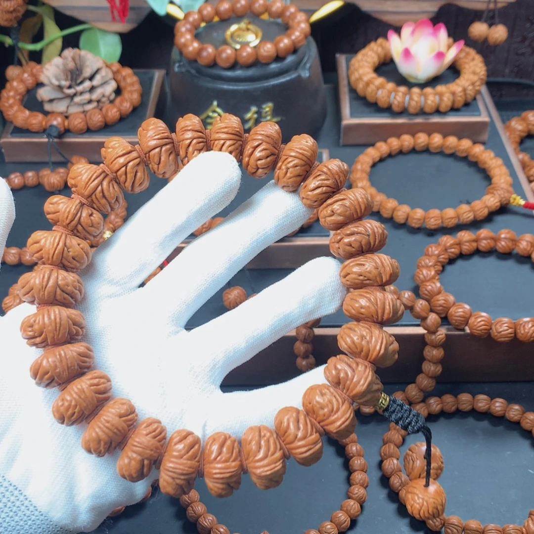 桃核吊坠北****松23金鱼眼伏魔圈