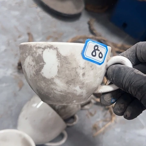 瓷片国营厂库存9.5厘米80