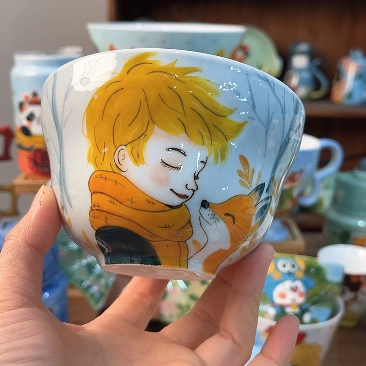 陶景德镇釉下手绘陶瓷