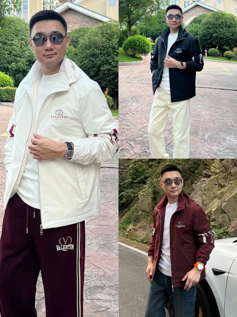 PRLUO VALENTIN《国际行》2025秋男士秋百搭休闲连帽外套26851308