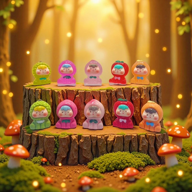 立体实色水果树脂diy摆件儿童玩具创意礼物