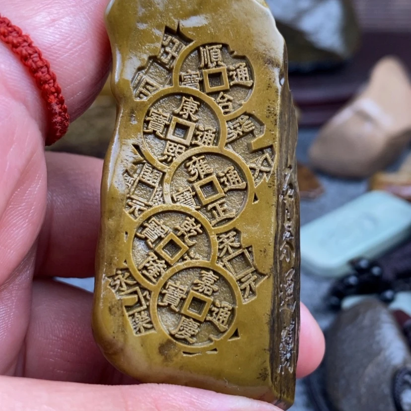 【闪购商品】原石雕刻手把件