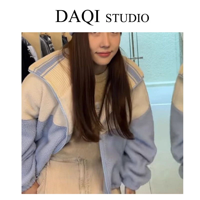 【撞色外套】NO退NO换雅丹秋季新款休闲百搭翻领撞色外套G143-4DW53