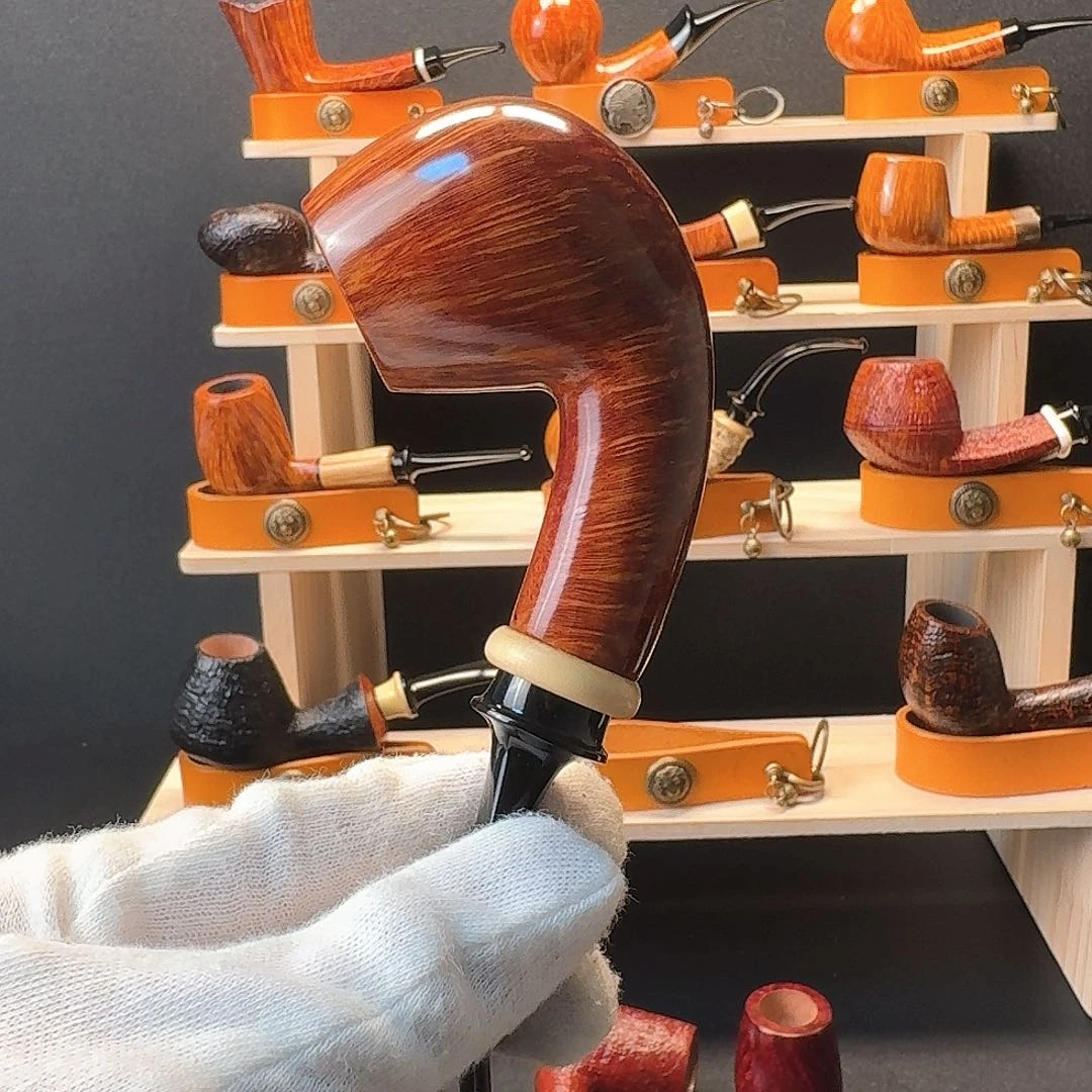 石楠木金***子奶妈的手工石楠木烟斗