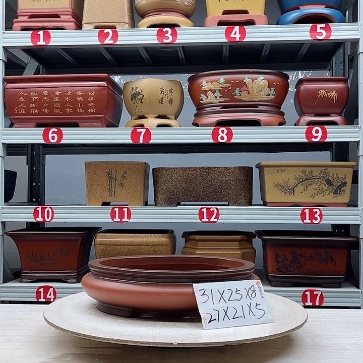 紫砂花盆紫砂花盆