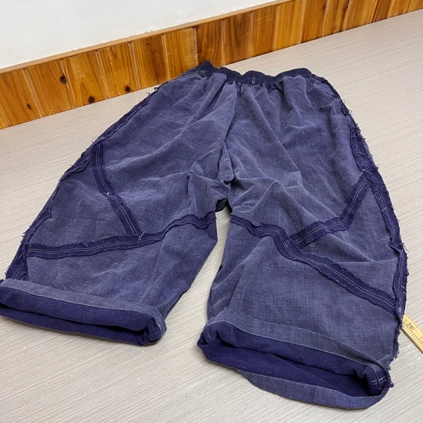 二囍古朴2503294 三合一单层土布裤子