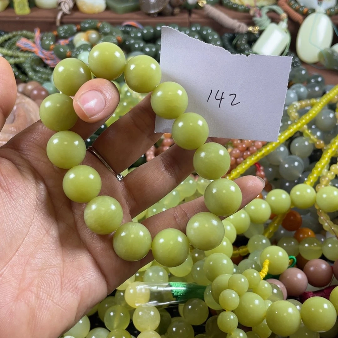 未镶嵌蛇纹石玉手串