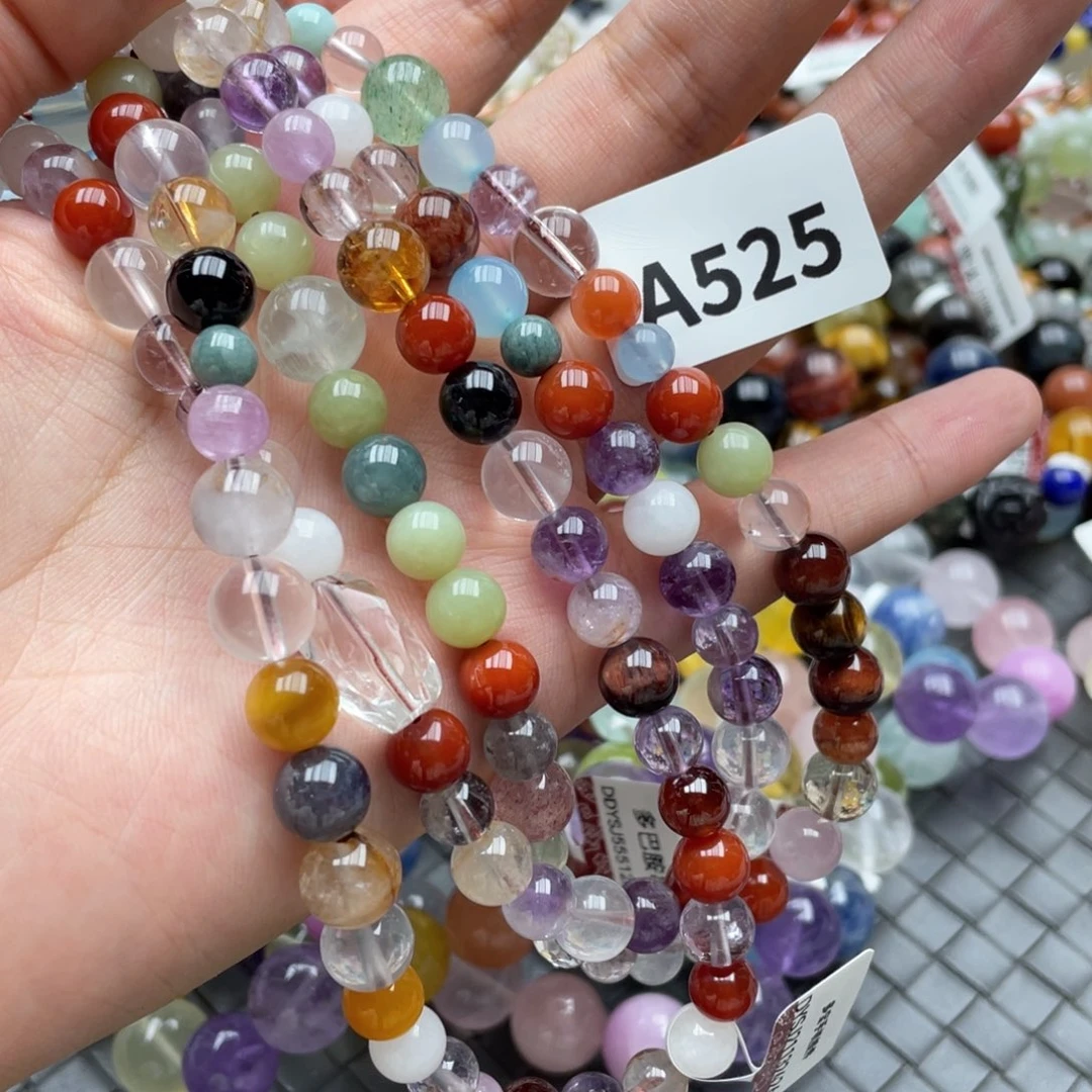 未镶嵌手链水晶多样性