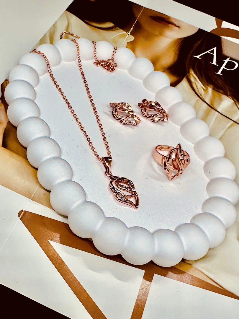 铜项链 kizilaltunposun小众金色三件套首饰锁骨链饰品百搭轻奢