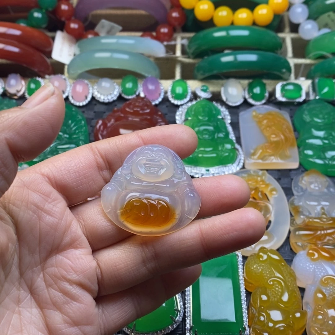 玛瑙/玉髓未镶嵌颈饰