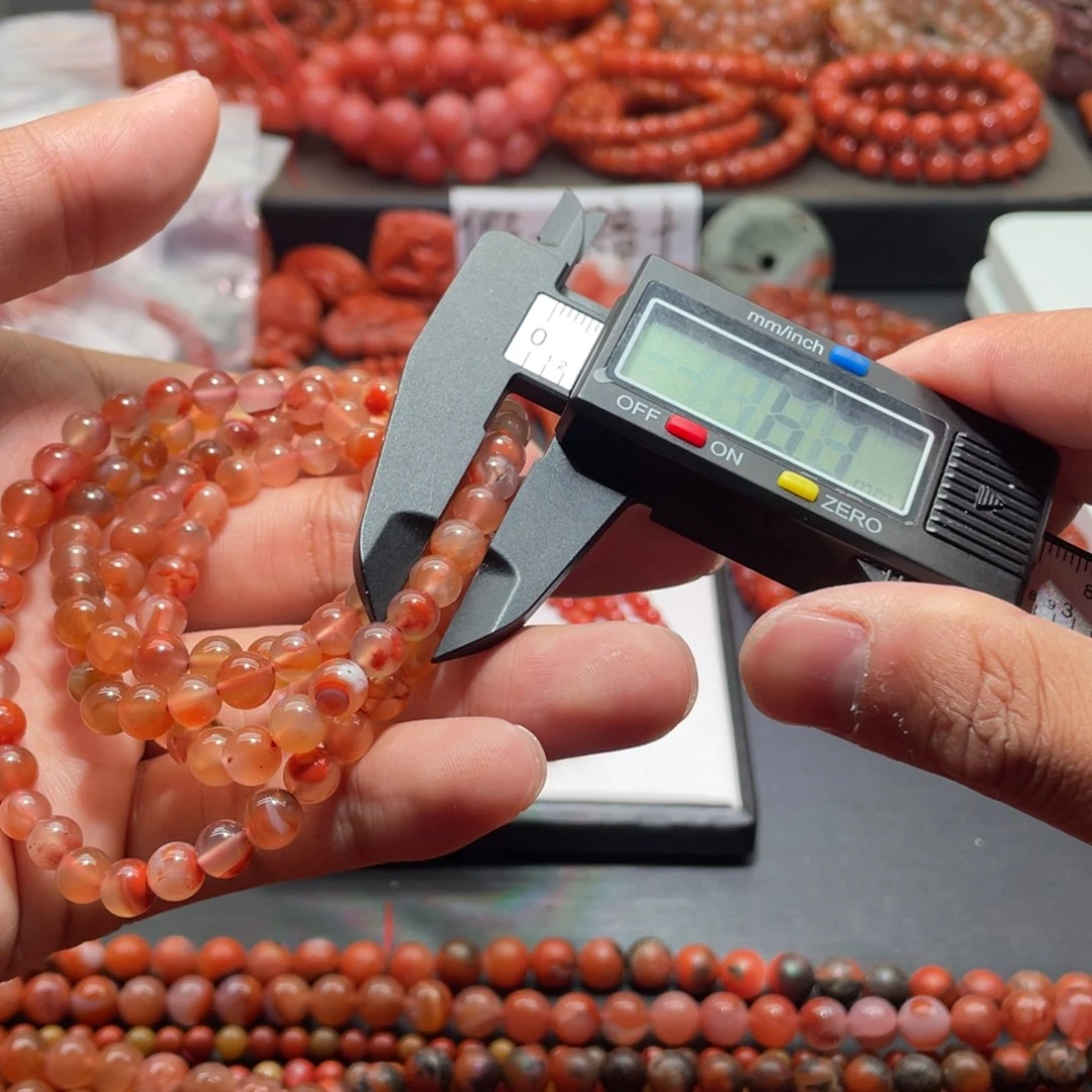 南红玛瑙手链未镶嵌