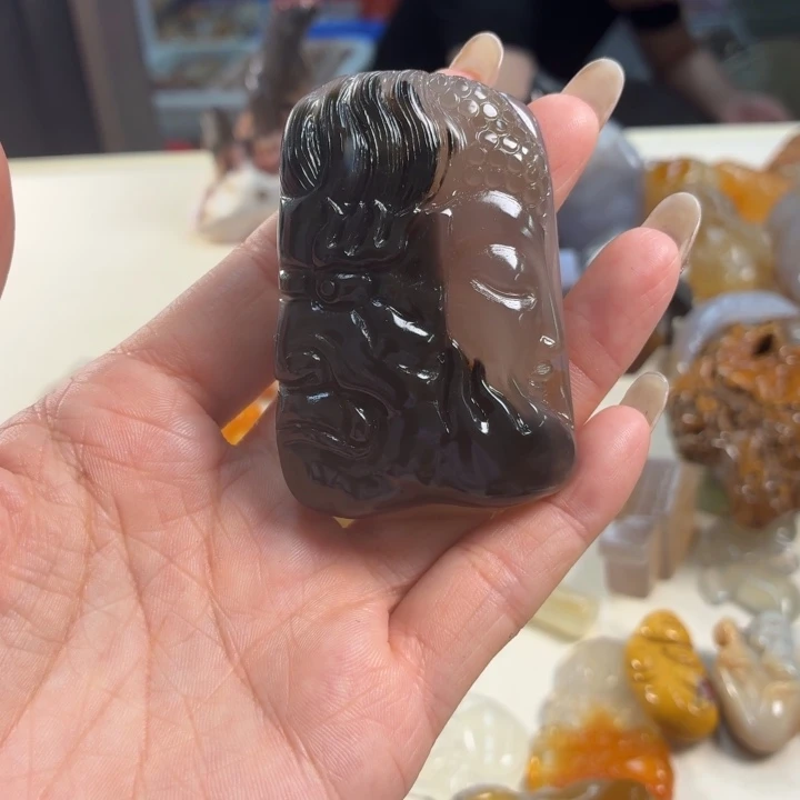 玛瑙/玉髓吊坠(不含链)未镶嵌