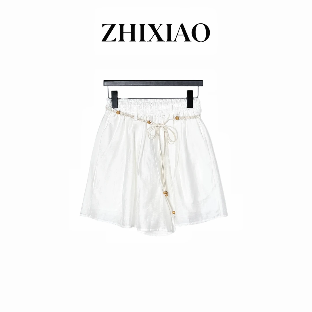 【ZHIXIAO】夏季新款：松紧腰短裤931253