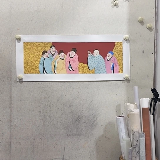 国画石文学老师作品