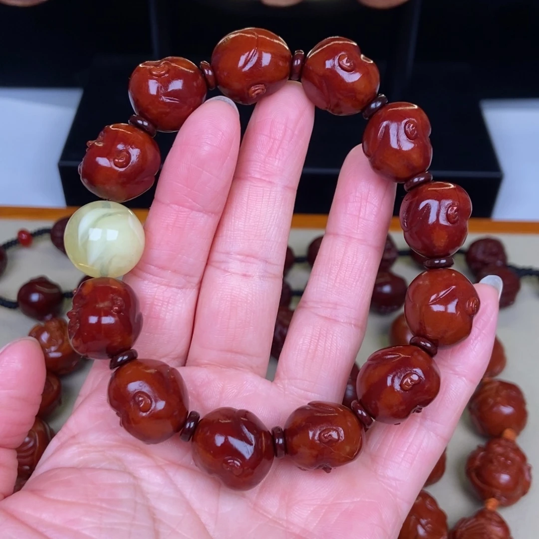 橄榄核吊坠小开心