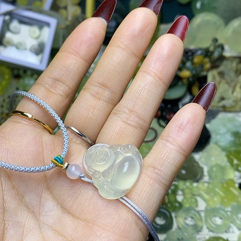 【闪购商品】蛇纹石玉颈饰未镶嵌梧***风