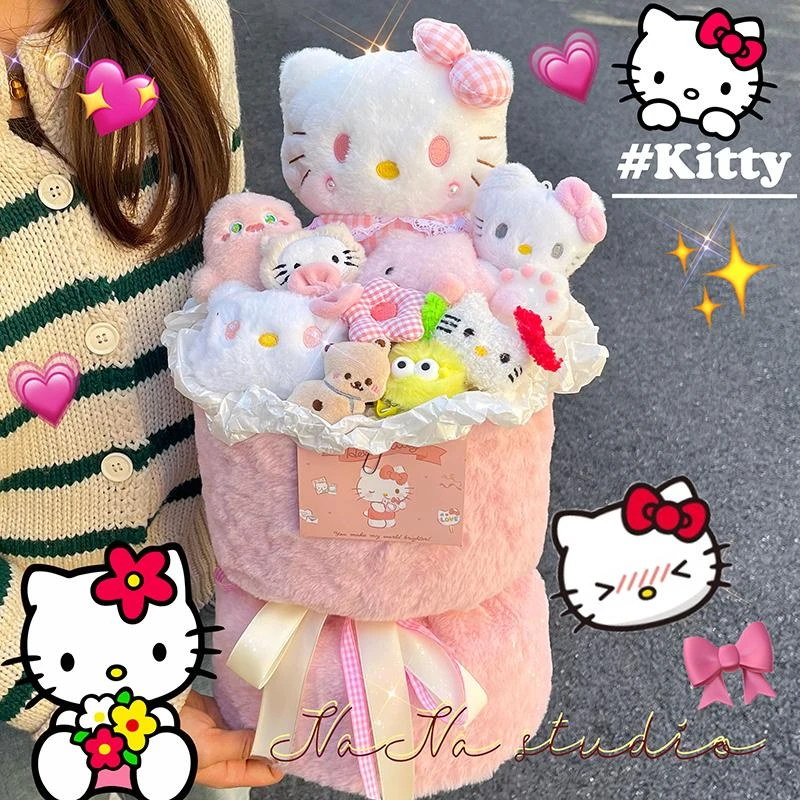 可爱玩偶花束娃娃毕业送闺蜜女生朋友生日