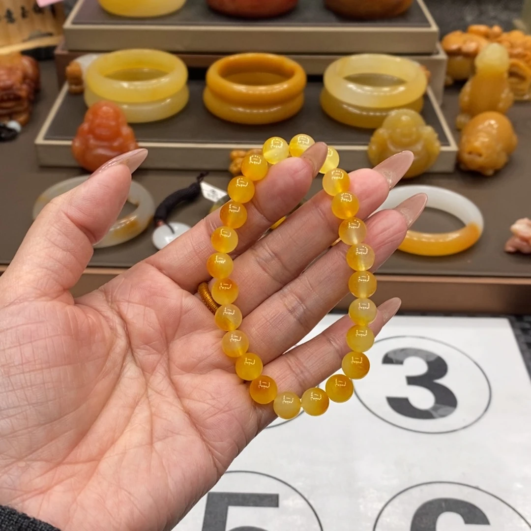 未镶嵌手链石英岩玉