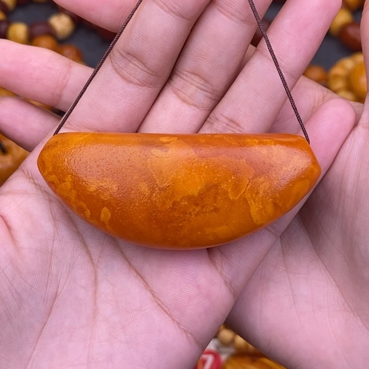 琥珀未镶嵌裸石蜜蜡L