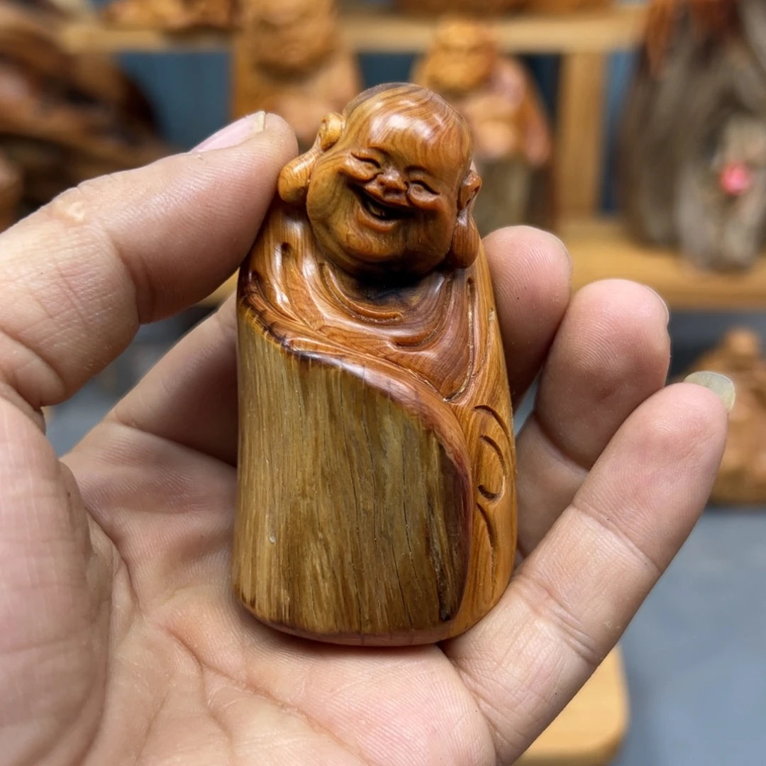 鬼****木崖柏木摆件手把件