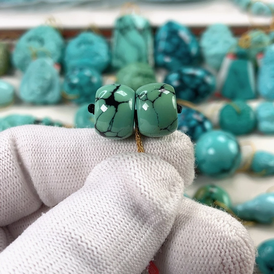 绿松石未镶嵌车挂直径