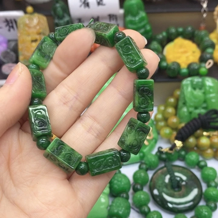 查罗石合金手绳手链30