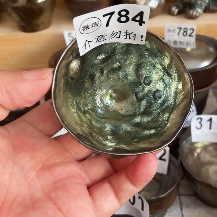茶杯紫泥柴烧纯手工784