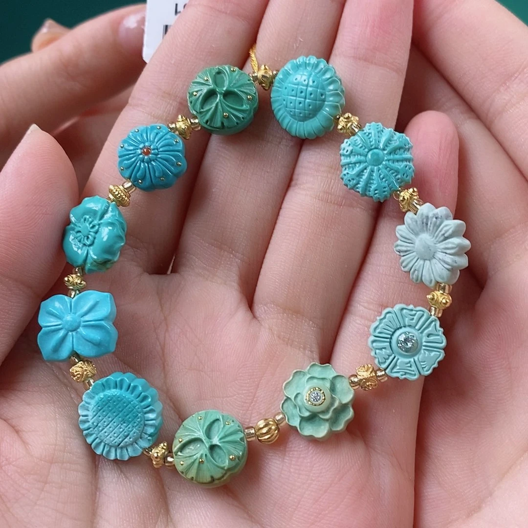 未镶嵌绿松石珠宝奇石