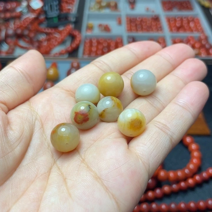 南红玛瑙未镶嵌单珠多样性发112