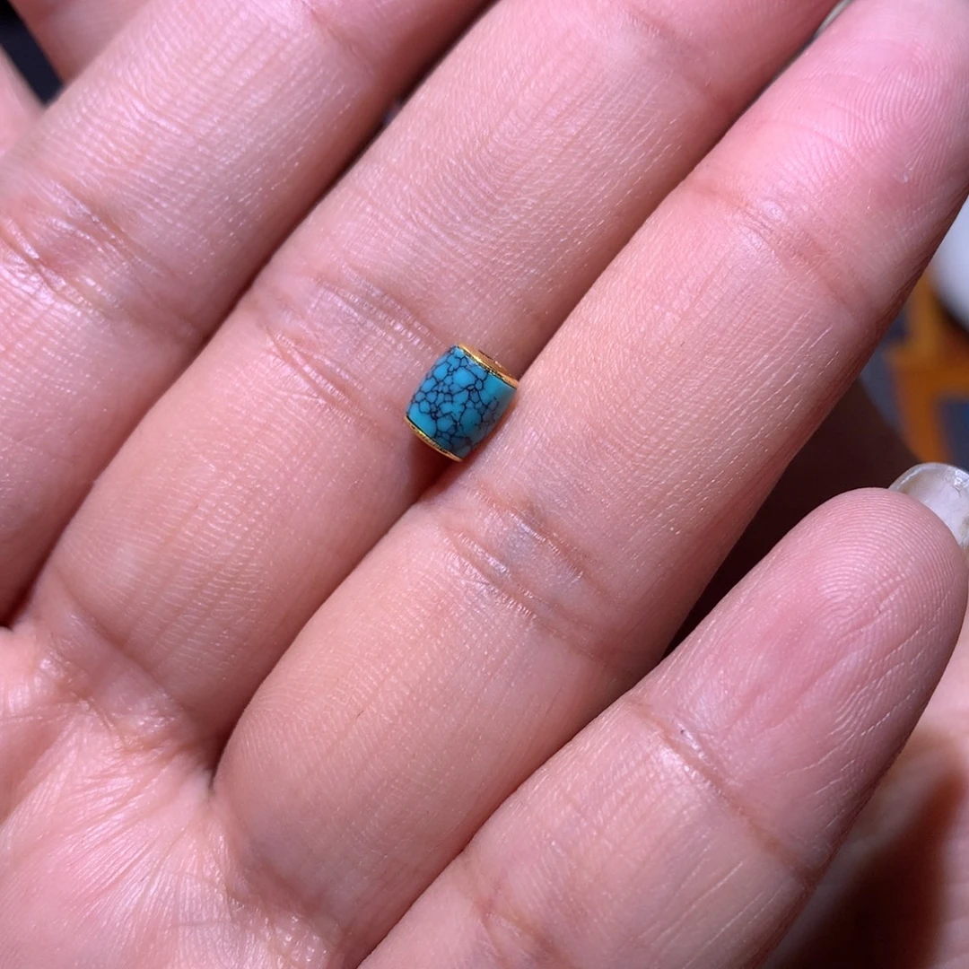 绿松石18K金镶嵌1绿松石