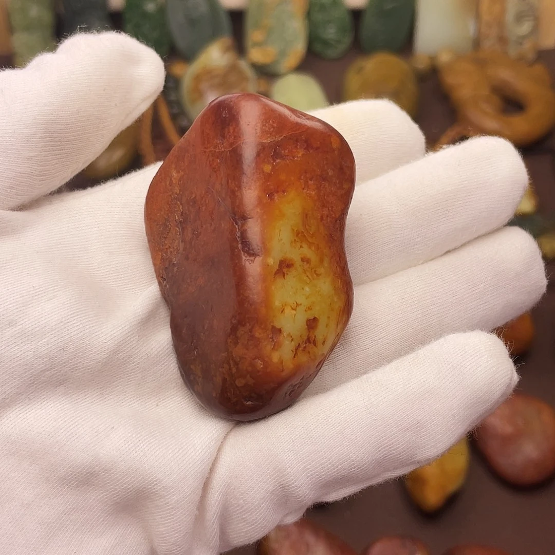 岫岩河磨玉（透闪石质玉）未镶嵌颈饰