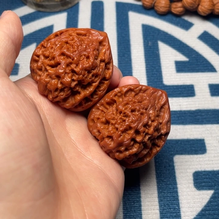 文玩核桃把件高抛官帽