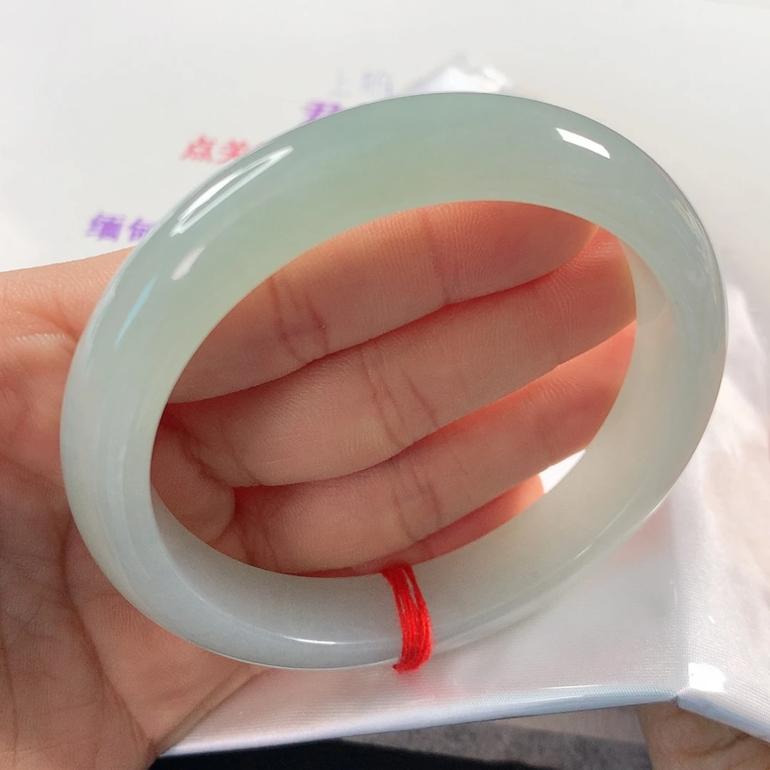 翡翠手镯未镶嵌 正圈①⑤④