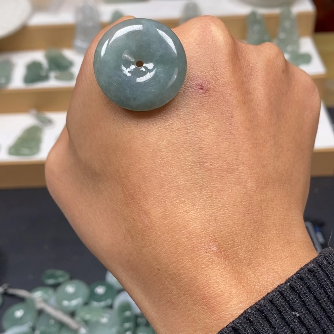 翡翠未镶嵌手链天然a货翡翠79