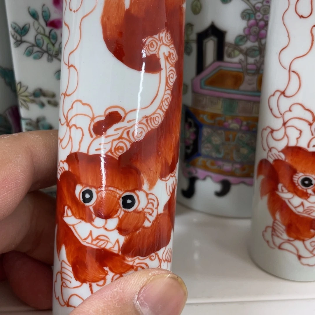 摆件手绘陶瓷作品欣赏仿古