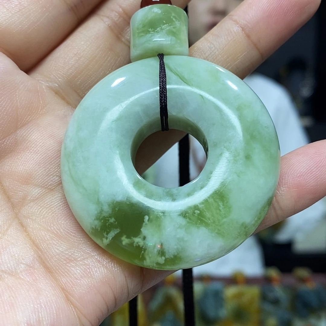 未镶嵌岫玉挂件吊坠项链