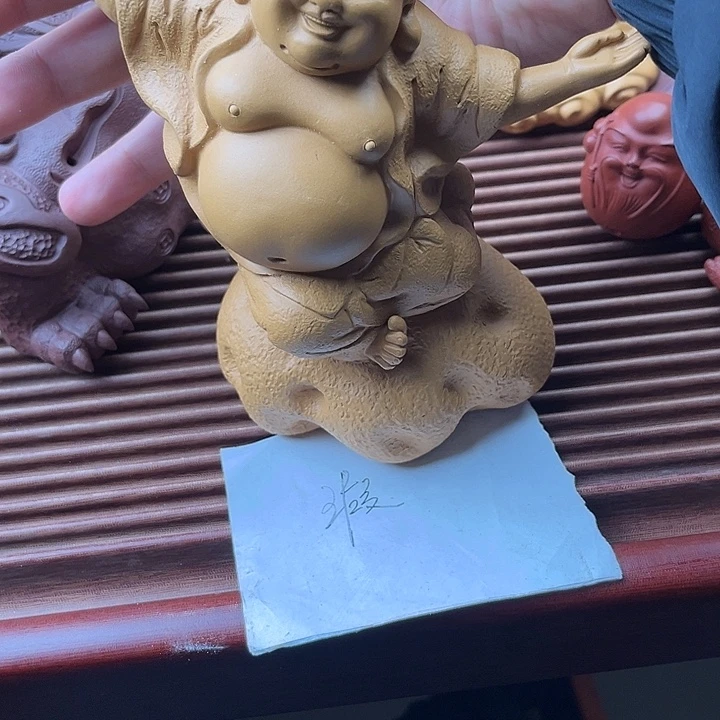 阿***东紫砂茶宠紫砂米勒微瑕