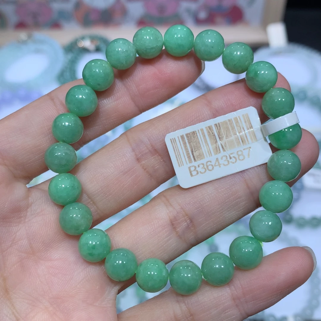 翡翠未镶嵌手链天然