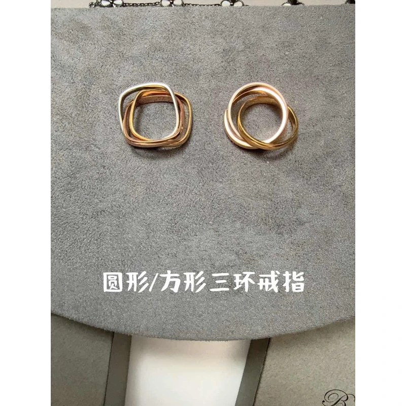 合金戒指 V金高版本戒指 三环戒指 146