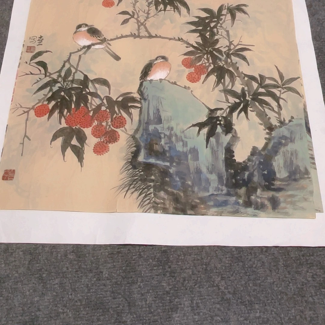 国画2平尺纯手绘国画作品