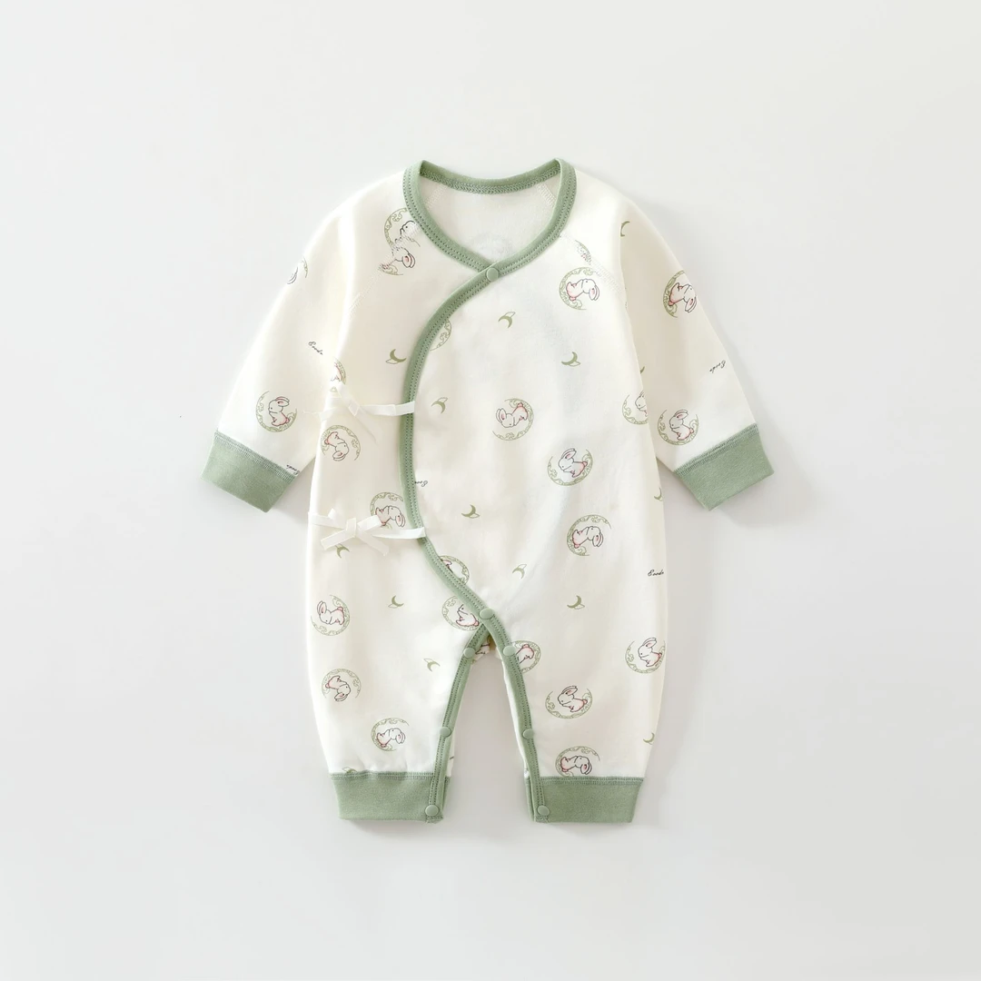 【月亮专属】新生儿连体衣四季款幼儿爬服蝴蝶衣A类和尚服秋款哈衣