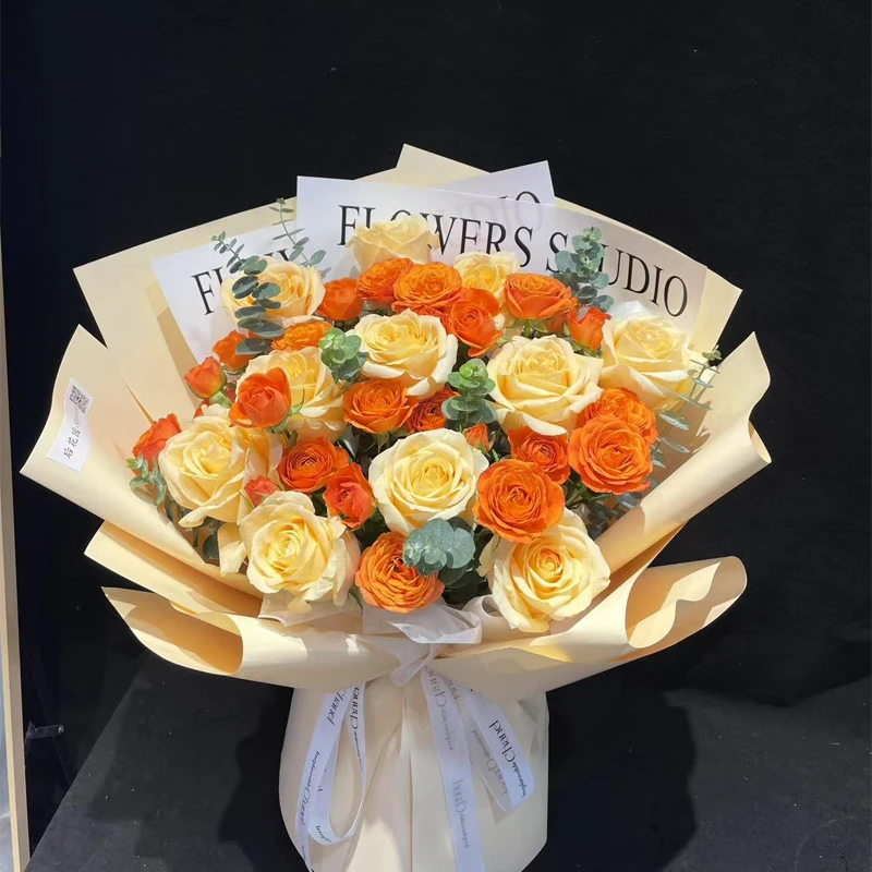 【玫瑰组合】单头玫瑰新鲜鲜花花束云南昆明基地直发速递同城家用