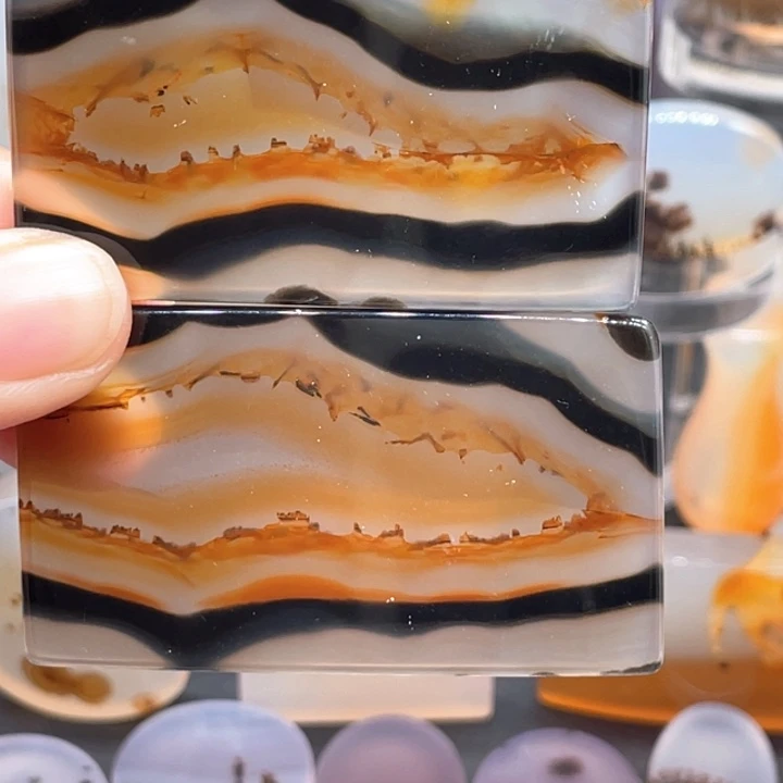 玛瑙/玉髓合金颈饰