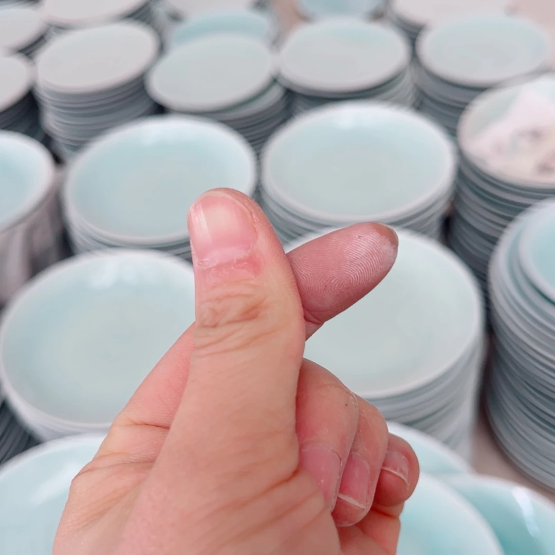 哈哈哈哈哈哈哈哈哈碗4.5寸水芙蓉碗 粉青