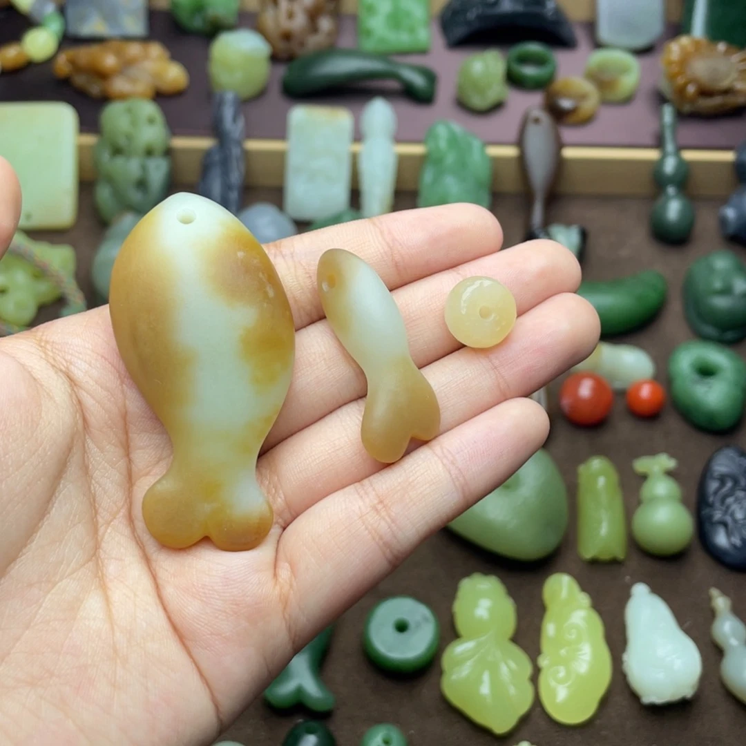 【闪购商品】和田玉未镶嵌颈饰用****7