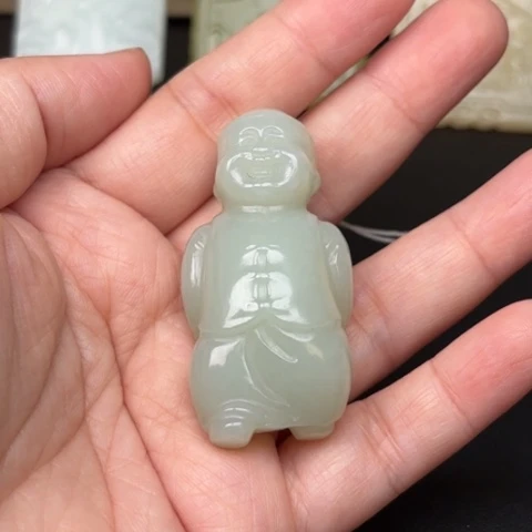 未镶嵌和田玉挂件缘**动