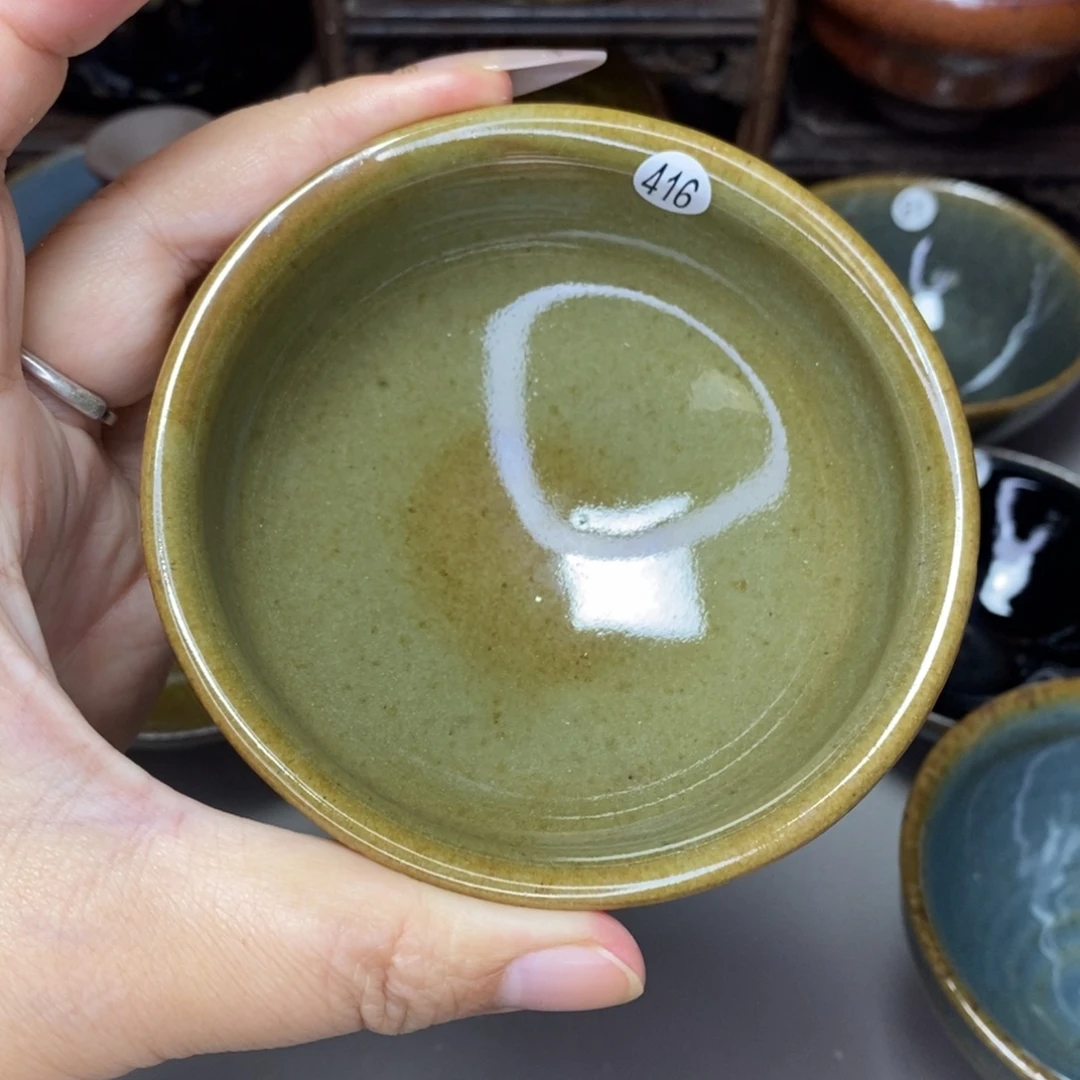 茶盏建窑建盏柴烧微瑕